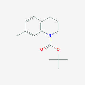 molecular formula C15H21NO2 B11865135 tert-Butyl 7-methyl-3,4-dihydroquinoline-1(2H)-carboxylate 