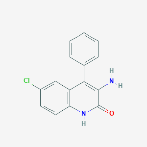 3-Amino-6-chloro-4-phenylcarbostyril