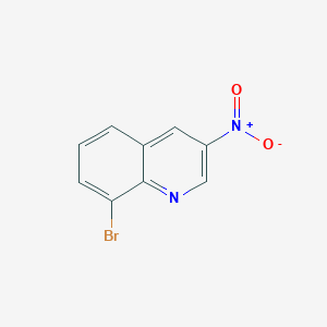 molecular formula C9H5BrN2O2 B11865206 8-Bromo-3-nitroquinoline 