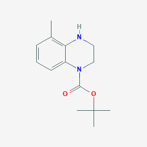 molecular formula C14H20N2O2 B11865427 tert-Butyl 5-methyl-3,4-dihydroquinoxaline-1(2H)-carboxylate 