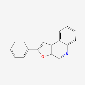 molecular formula C17H11NO B11865531 2-Phenylfuro[2,3-C]quinoline 