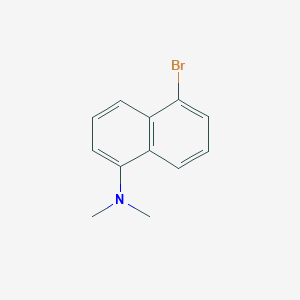 molecular formula C12H12BrN B11865553 5-Bromo-N,N-dimethylnaphthalen-1-amine CAS No. 10586-45-5
