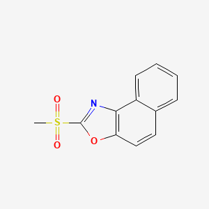 molecular formula C12H9NO3S B11865741 2-(Methylsulfonyl)naphtho[1,2-d]oxazole 
