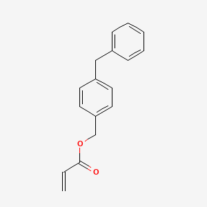 molecular formula C17H16O2 B11865803 4-Benzylbenzyl acrylate 