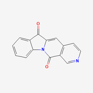molecular formula C15H8N2O2 B11865826 Indolo[1,2-b][2,7]naphthyridine-6,12-dione CAS No. 88207-32-3