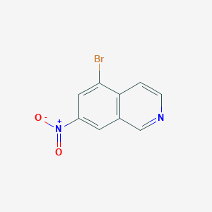 molecular formula C9H5BrN2O2 B11865881 5-Bromo-7-nitroisoquinoline 