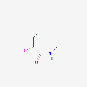 molecular formula C7H12INO B11866108 3-Iodoazocan-2-one 