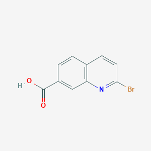 molecular formula C10H6BrNO2 B11866254 2-Bromoquinoline-7-carboxylic acid 