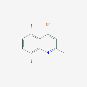 molecular formula C12H12BrN B11866279 4-Bromo-2,5,8-trimethylquinoline 