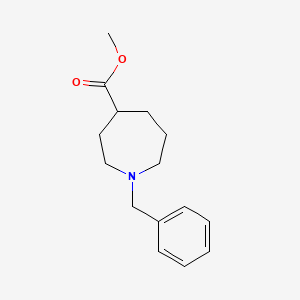 molecular formula C15H21NO2 B11866358 Methyl 1-benzylazepane-4-carboxylate 