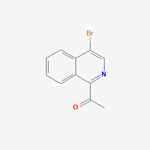 molecular formula C11H8BrNO B11866416 1-(4-Bromoisoquinolin-1-yl)ethanone CAS No. 1260807-89-3