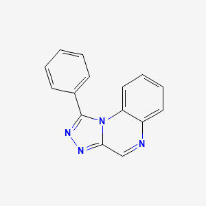 molecular formula C15H10N4 B11866448 1-Phenyl-[1,2,4]triazolo[4,3-A]quinoxaline CAS No. 97175-08-1