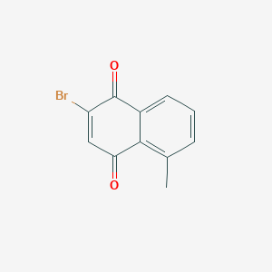 molecular formula C11H7BrO2 B11866475 2-Bromo-5-methylnaphthalene-1,4-dione CAS No. 61362-21-8