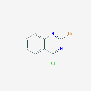 molecular formula C8H4BrClN2 B11866942 2-Bromo-4-chloroquinazoline 