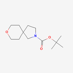 molecular formula C13H23NO3 B11866977 tert-Butyl 8-oxa-2-azaspiro[4.5]decane-2-carboxylate 