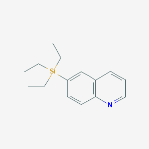molecular formula C15H21NSi B11867015 6-(Triethylsilyl)quinoline CAS No. 67532-99-4