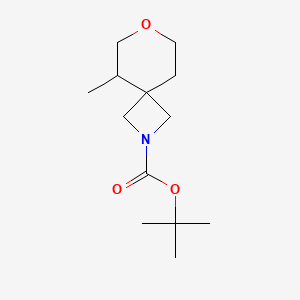 molecular formula C13H23NO3 B11867170 tert-Butyl 5-methyl-7-oxa-2-azaspiro[3.5]nonane-2-carboxylate 