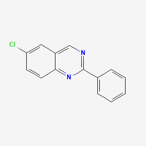 molecular formula C14H9ClN2 B11867208 6-Chloro-2-phenylquinazoline 
