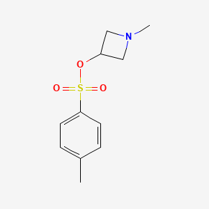 molecular formula C11H15NO3S B11867307 1-Methylazetidin-3-yl 4-methylbenzenesulfonate 