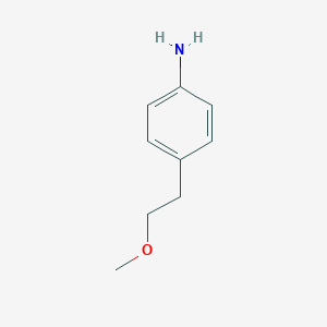 molecular formula C9H13NO B118675 4-(2-甲氧基乙基)苯胺 CAS No. 84803-56-5