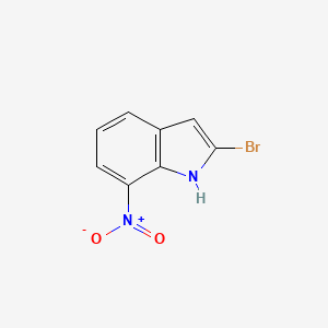 molecular formula C8H5BrN2O2 B11867569 2-Bromo-7-nitro-1H-indole 