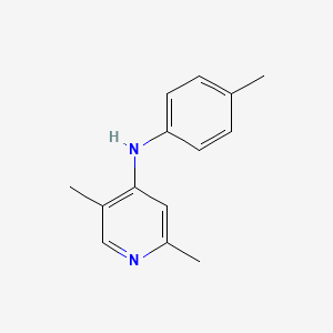 molecular formula C14H16N2 B1186770 N-(2,5-dimethyl-4-pyridinyl)-N-(4-methylphenyl)amine 