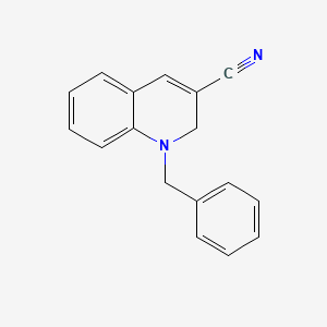molecular formula C17H14N2 B11867720 1-Benzyl-1,2-dihydroquinoline-3-carbonitrile CAS No. 85749-95-7