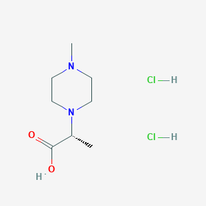 molecular formula C8H18Cl2N2O2 B11867796 (2R)-2-(4-methylpiperazin-1-yl)propanoic acid dihydrochloride 