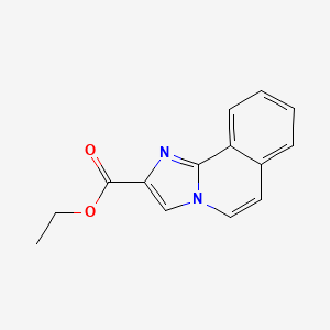 molecular formula C14H12N2O2 B11867801 Ethyl imidazo[2,1-a]isoquinoline-2-carboxylate CAS No. 69707-18-2
