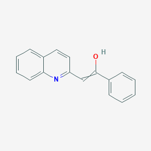 molecular formula C17H13NO B11867852 Ethanone, 1-phenyl-2-(2(1H)-quinolinylidene)-, (Z)- CAS No. 101126-37-8