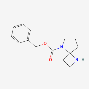 molecular formula C14H18N2O2 B11867863 Benzyl 1,5-diazaspiro[3.4]octane-5-carboxylate CAS No. 1334499-74-9