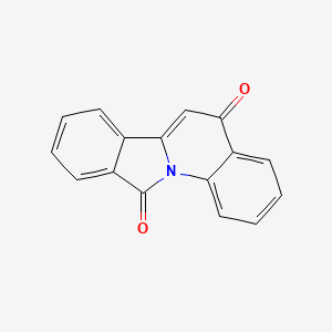 molecular formula C16H9NO2 B11868051 Isoindolo[2,1-a]quinoline-5,11-dione CAS No. 143583-69-1
