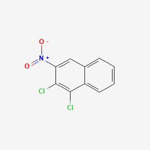 molecular formula C10H5Cl2NO2 B11868078 1,2-Dichloro-3-nitronaphthalene CAS No. 6240-55-7