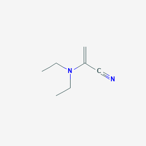 molecular formula C7H12N2 B118681 2-(Diethylamino)prop-2-enenitrile CAS No. 156756-33-1