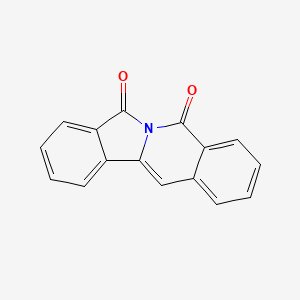 molecular formula C16H9NO2 B11868166 Isoindolo[2,1-b]isoquinoline-5,7-dione CAS No. 65320-68-5