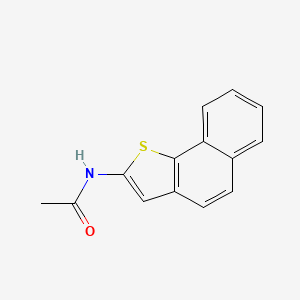 molecular formula C14H11NOS B11868218 N-(Naphtho[1,2-b]thiophen-2-yl)acetamide CAS No. 62615-47-8