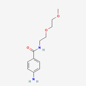 molecular formula C12H18N2O3 B11868385 m-PEG2-amido-Ph-NH2 