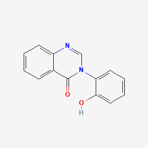 molecular formula C14H10N2O2 B11868575 3-(2-Hydroxyphenyl)quinazolin-4(3H)-one CAS No. 3977-51-3