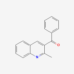 molecular formula C17H13NO B11868582 (2-Methylquinolin-3-YL)(phenyl)methanone 