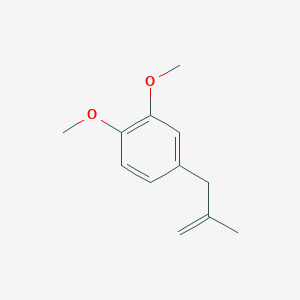 molecular formula C12H16O2 B118686 3-(3,4-Dimethoxyphenyl)-2-methyl-1-propene CAS No. 155583-45-2