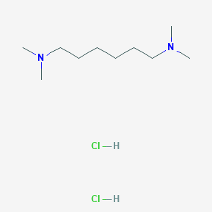 molecular formula C10H26Cl2N2 B11868608 N1,N1,N6,N6-Tetramethylhexane-1,6-diamine dihydrochloride 