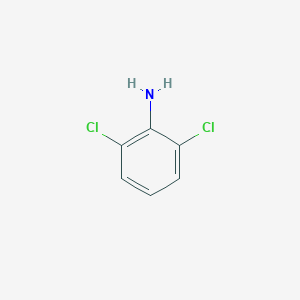 molecular formula (C6H3)Cl2(NH2)<br>C6H5Cl2N B118687 2,6-二氯苯胺 CAS No. 608-31-1