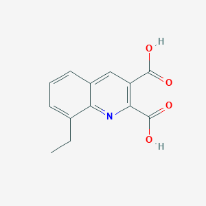 molecular formula C13H11NO4 B11868824 8-Ethylquinoline-2,3-dicarboxylic acid CAS No. 948291-43-8