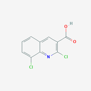 molecular formula C10H5Cl2NO2 B11869020 2,8-Dichloroquinoline-3-carboxylic acid 