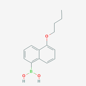 molecular formula C14H17BO3 B11869087 (5-Butoxynaphthalen-1-yl)boronic acid CAS No. 372521-99-8