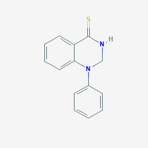 molecular formula C14H12N2S B11869123 1-Phenyl-2,3-dihydroquinazoline-4(1H)-thione CAS No. 90070-87-4