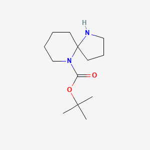 molecular formula C13H24N2O2 B11869199 Tert-butyl 1,6-diazaspiro[4.5]decane-6-carboxylate CAS No. 1259489-94-5