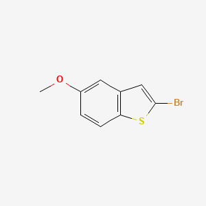 molecular formula C9H7BrOS B11869227 2-Bromo-5-methoxybenzo[b]thiophene 