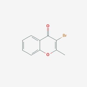 molecular formula C10H7BrO2 B11869289 3-bromo-2-methyl-4H-chromen-4-one CAS No. 69932-31-6