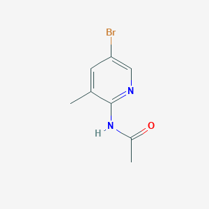 B118694 2-Acetylamino-5-bromo-3-methylpyridine CAS No. 142404-81-7